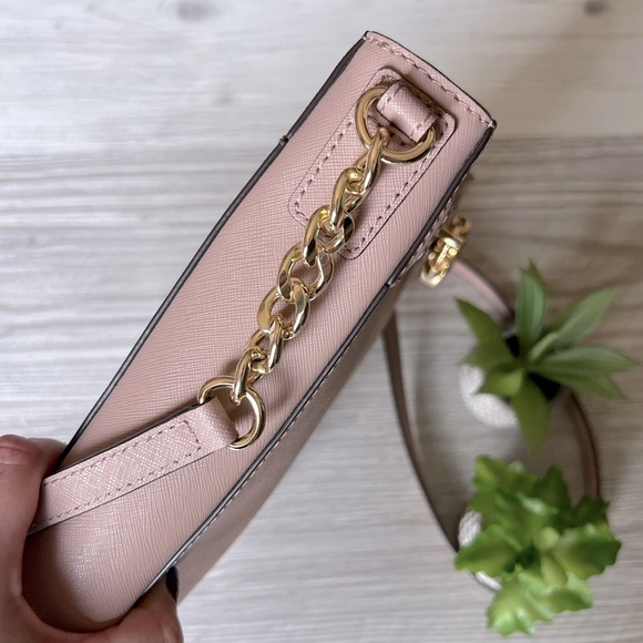 MICHAEL KORS hamilton leather messenger crossbody bag NWT - Picture 4 of 11